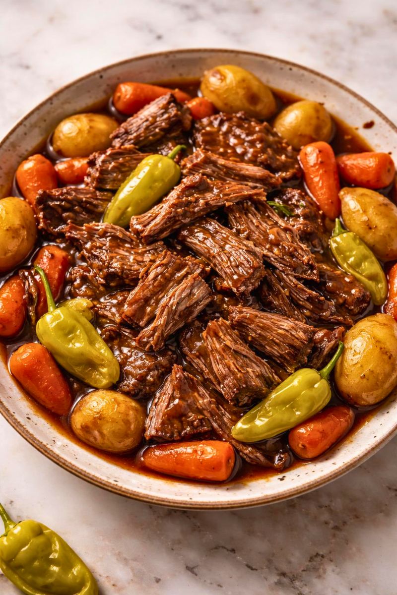 Pioneer Woman Pot Roast with Pepperoncini Recipe