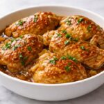 The Pioneer Woman Slow Cooker Chicken Thighs Recipe is perfect for an easy and comforting dinner. It uses simple ingredients and a slow cooker. The chicken becomes very tender and juicy.