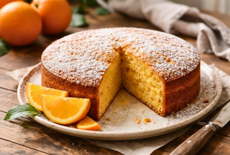 Sicilian Whole Orange Cake Recipe