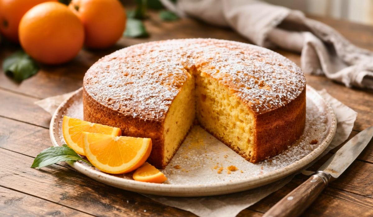 Sicilian Whole Orange Cake Recipe