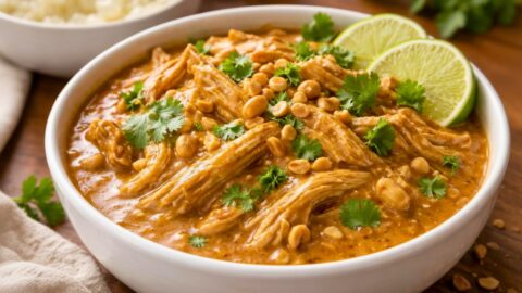 Slow Cooker Peanut Chicken Recipe
