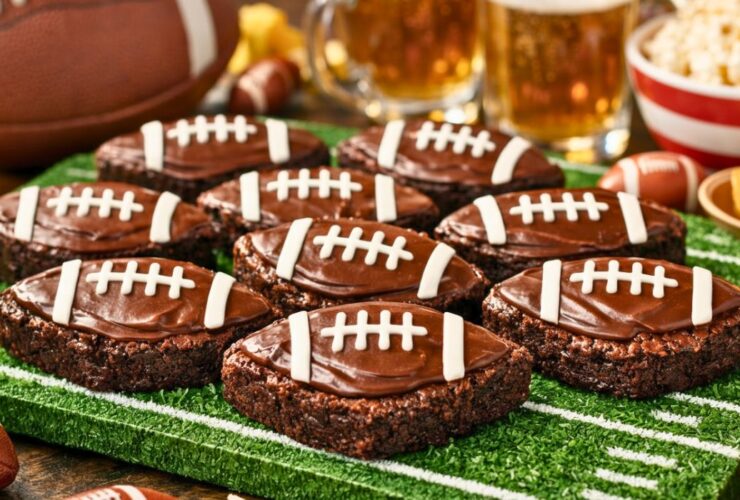 Tailgate Football Brownies Recipe