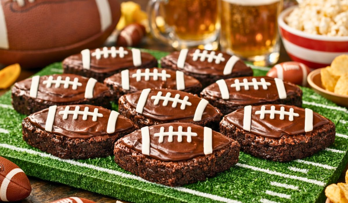 Tailgate Football Brownies Recipe