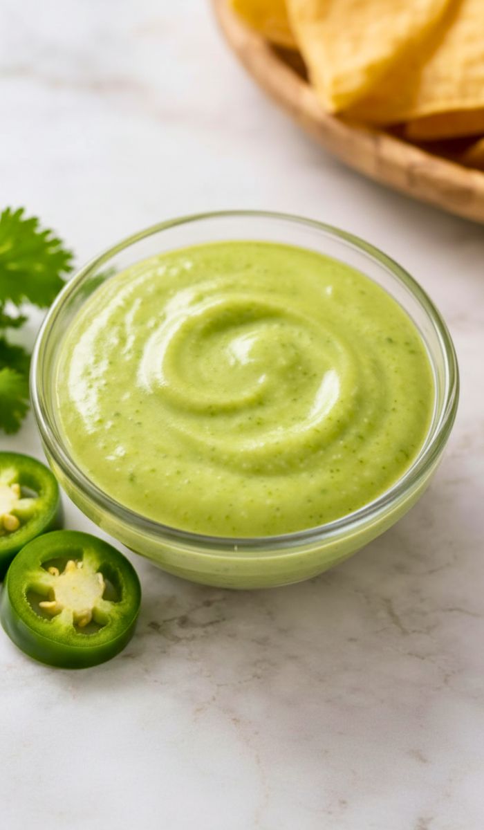 Taqueria Style Creamy Jalapeno Salsa Recipe