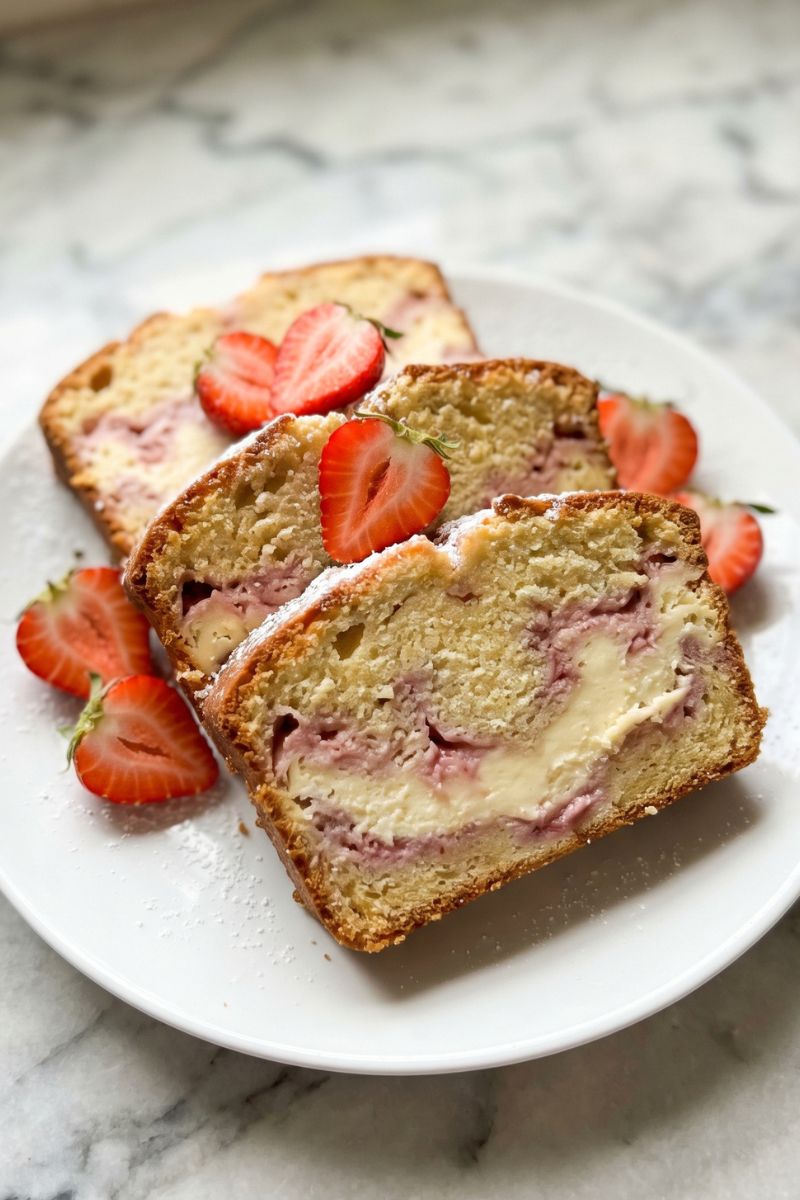 Best Strawberry Cream Cheese Pound Cake Recipe