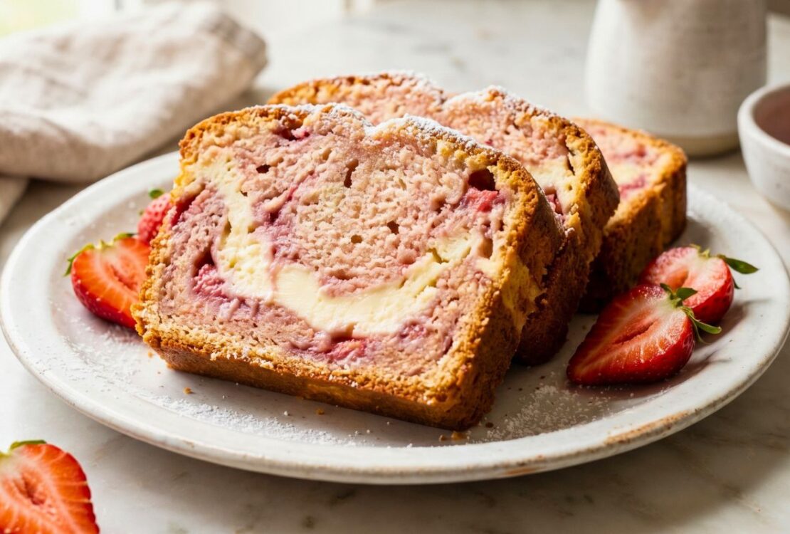 Best Strawberry Cream Cheese Pound Cake Recipe