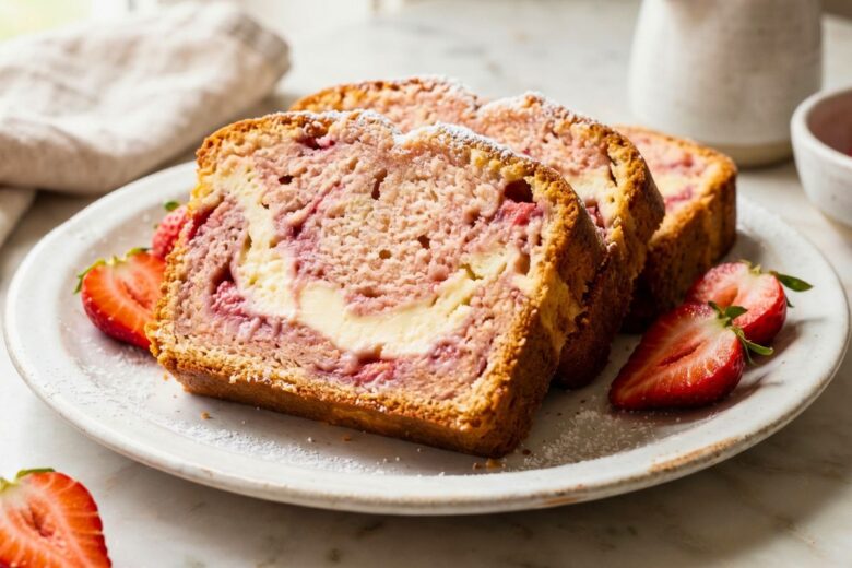 Best Strawberry Cream Cheese Pound Cake Recipe