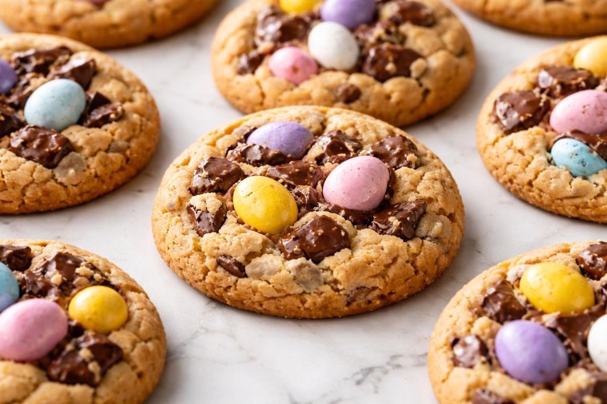 Cadbury Egg Cookies Recipe