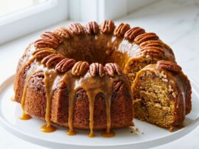 Caramel Pecan Upside Down Bundt Cake Recipe