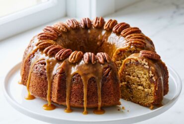 Caramel Pecan Upside Down Bundt Cake Recipe
