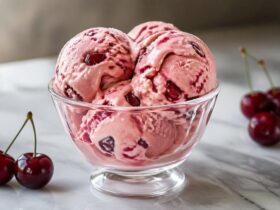Cherry Amaretto Ice Cream Recipe