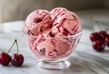 Cherry Amaretto Ice Cream Recipe