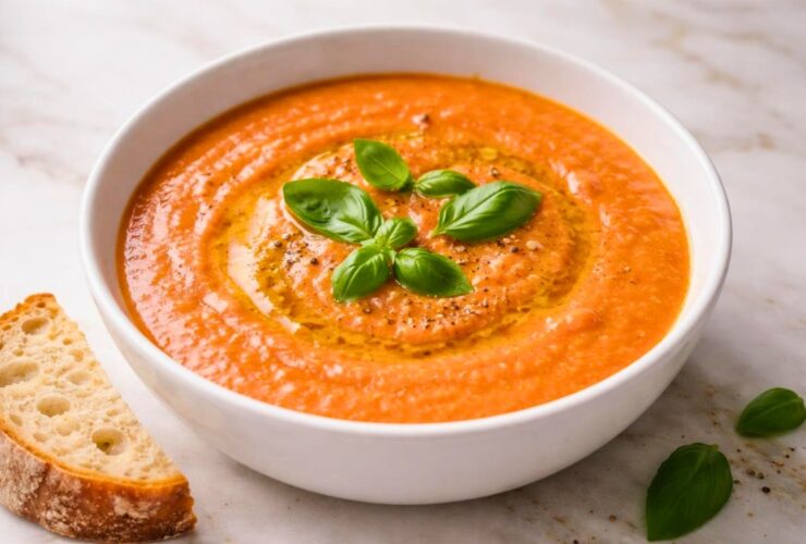 Creamy White Bean & Tomato Soup Recipe