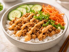 Ground Turkey Rice Bowls with Bang Bang Sauce Recipe