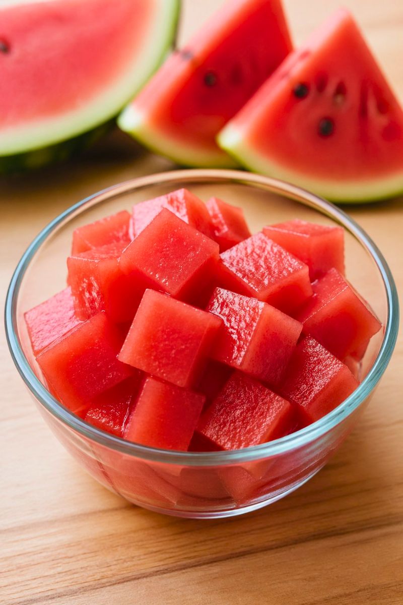 Homemade Healthy Watermelon Gummies Recipe