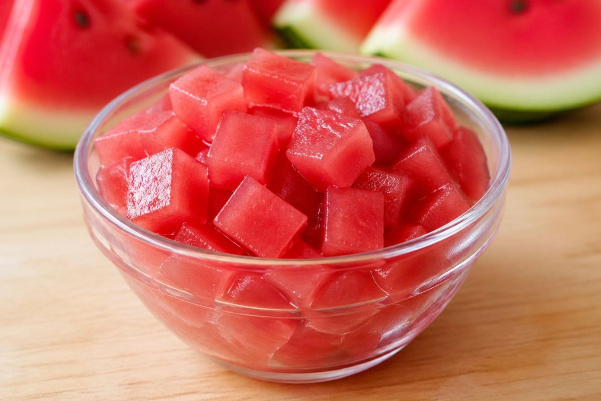 Homemade Healthy Watermelon Gummies Recipe
