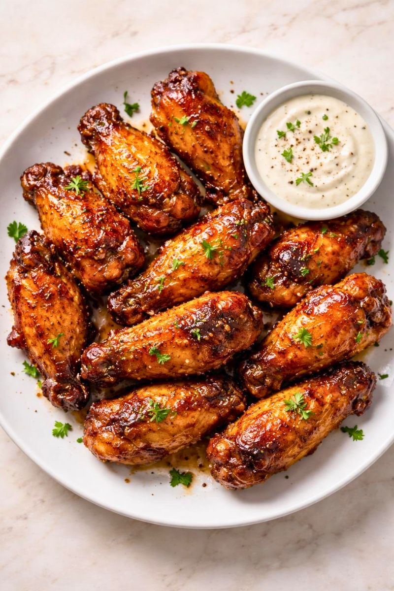 Honey Old Bay Chicken Wings Recipe