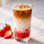 Iced Strawberry Cream Latte Recipe