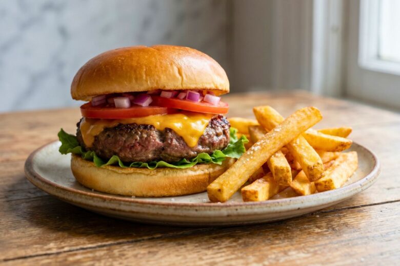 Joanna Gaines Burgers and Fries Recipe