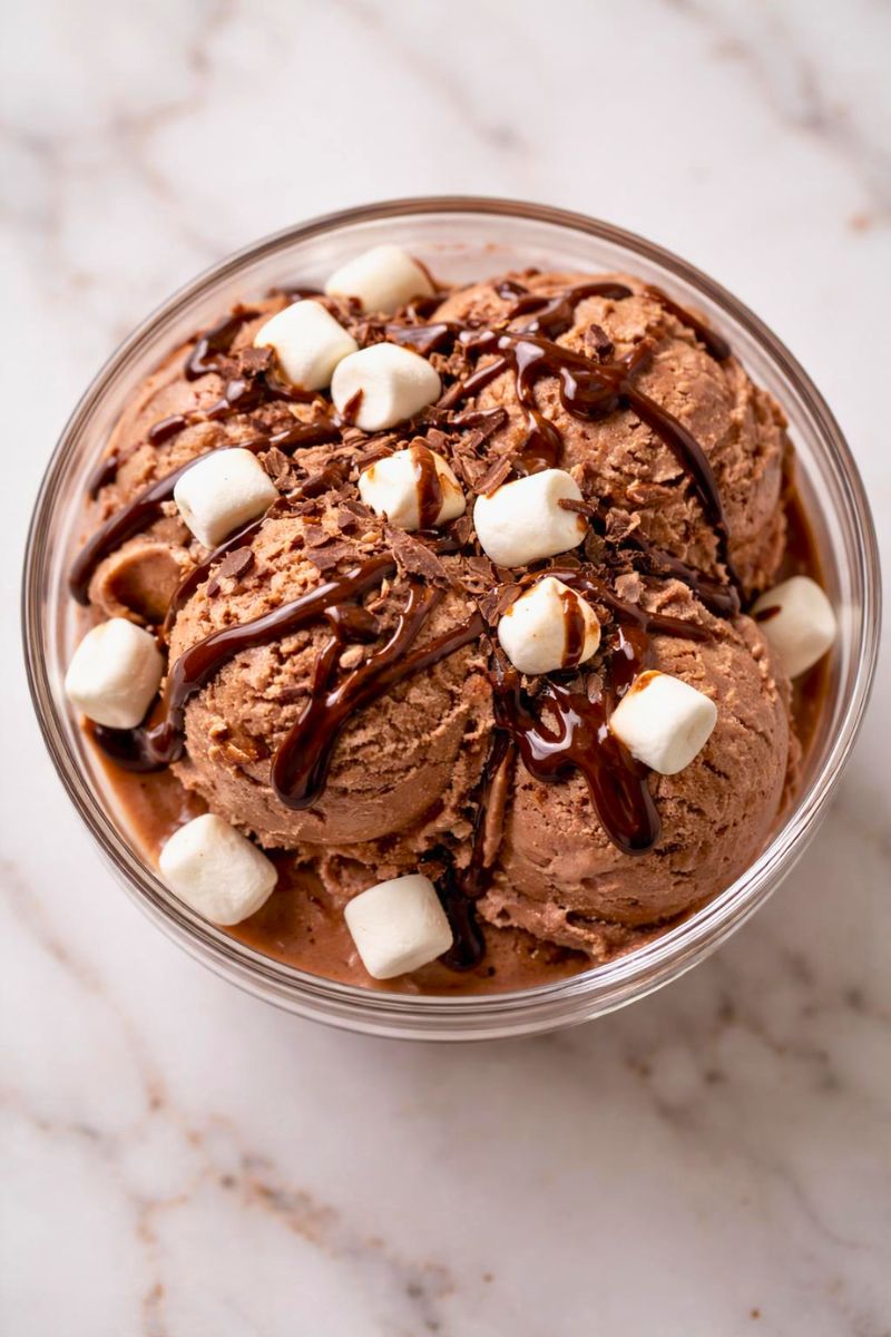 Ninja Creami Frozen Hot Chocolate Ice Cream Recipe