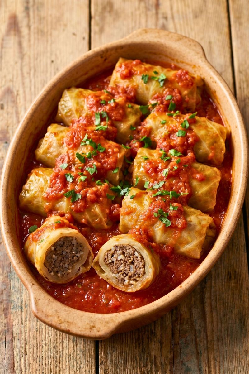 Old-Fashioned Cabbage Rolls Recipe