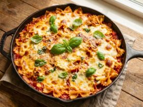 One-Pan Bow Tie Lasagna Bake Recipe