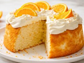 Orange Cream Angel Food Cake Recipe