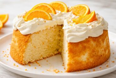 Orange Cream Angel Food Cake Recipe