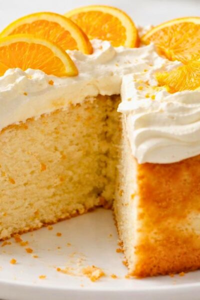Orange Cream Angel Food Cake Recipe