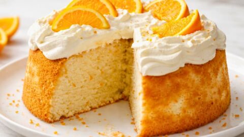 Orange Cream Angel Food Cake Recipe