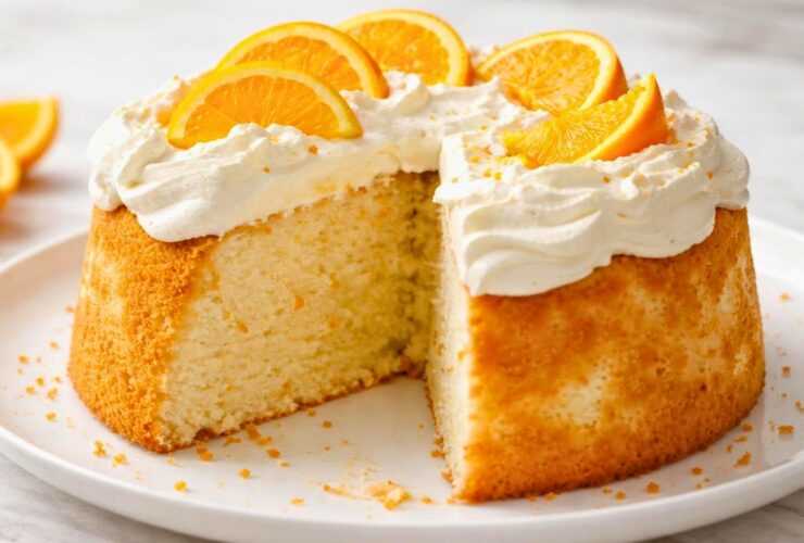 Orange Cream Angel Food Cake Recipe