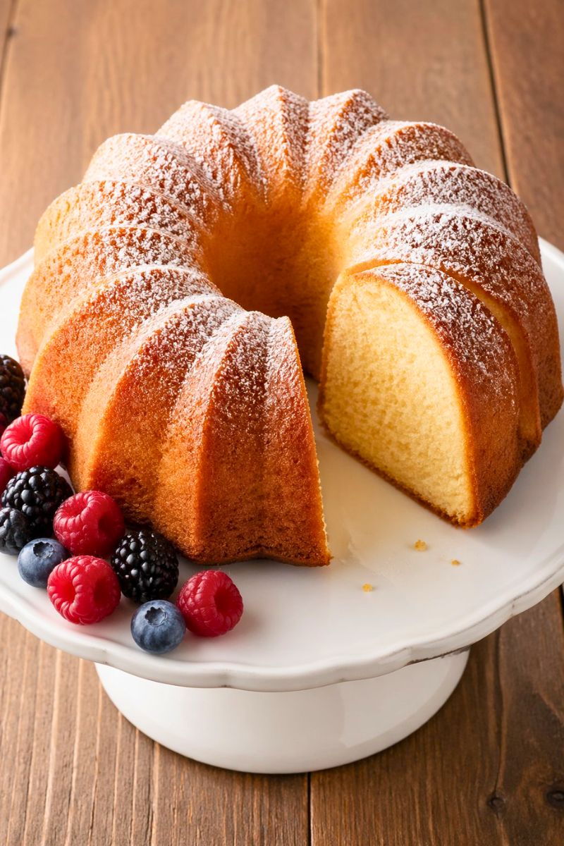 Paula Deen Pound Cake Recipe