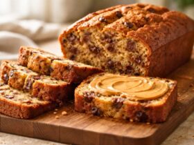 Peanut Butter Chocolate Chip Banana Bread Recipe