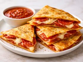Pepperoni Pizza Quesadillas Recipe