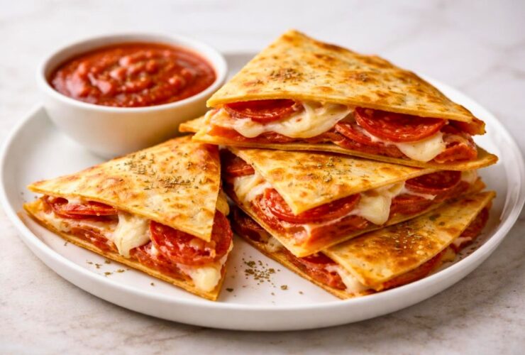 Pepperoni Pizza Quesadillas Recipe