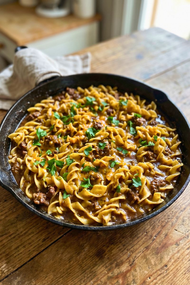 Pioneer Woman Beef Noodle Skillet Recipe