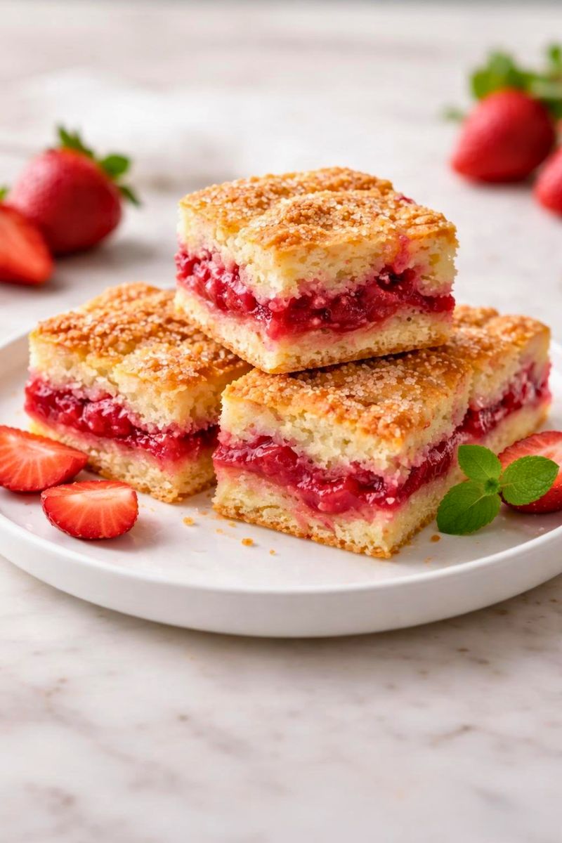Pioneer Woman Strawberry Cobbler Squares Recipe