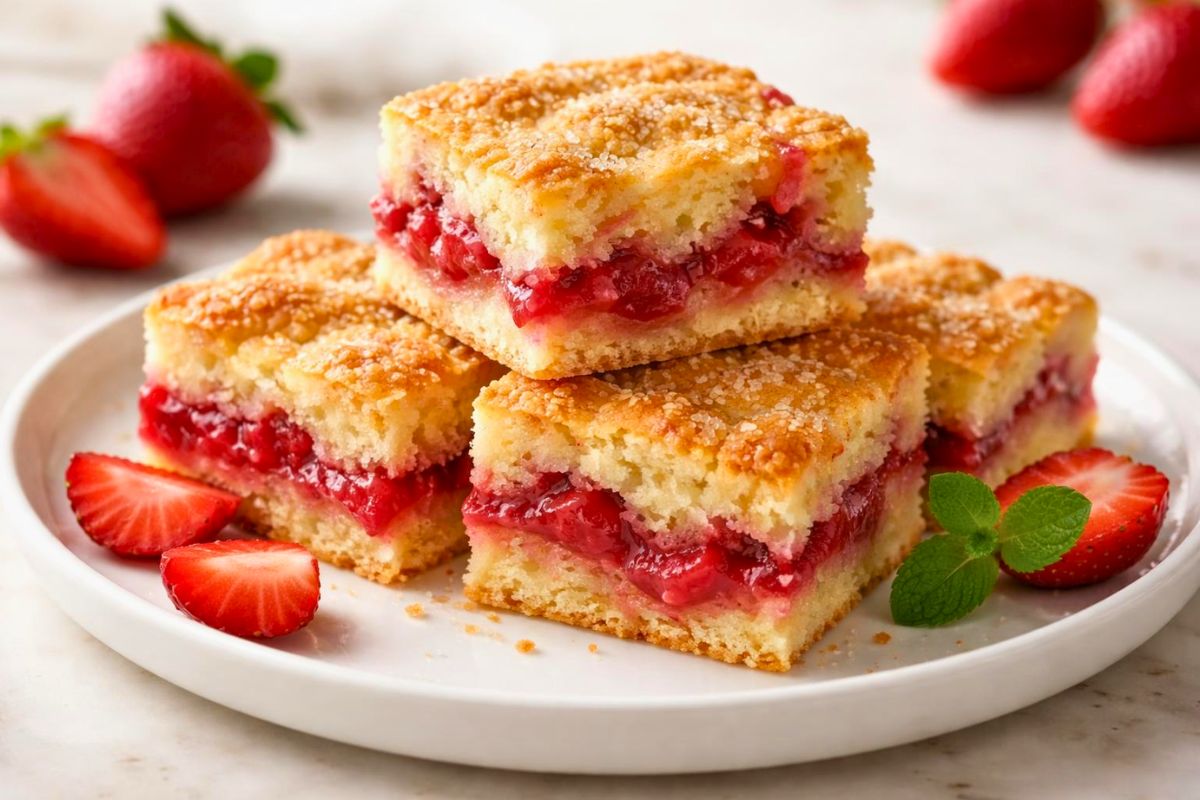 Pioneer Woman Strawberry Cobbler Squares Recipe