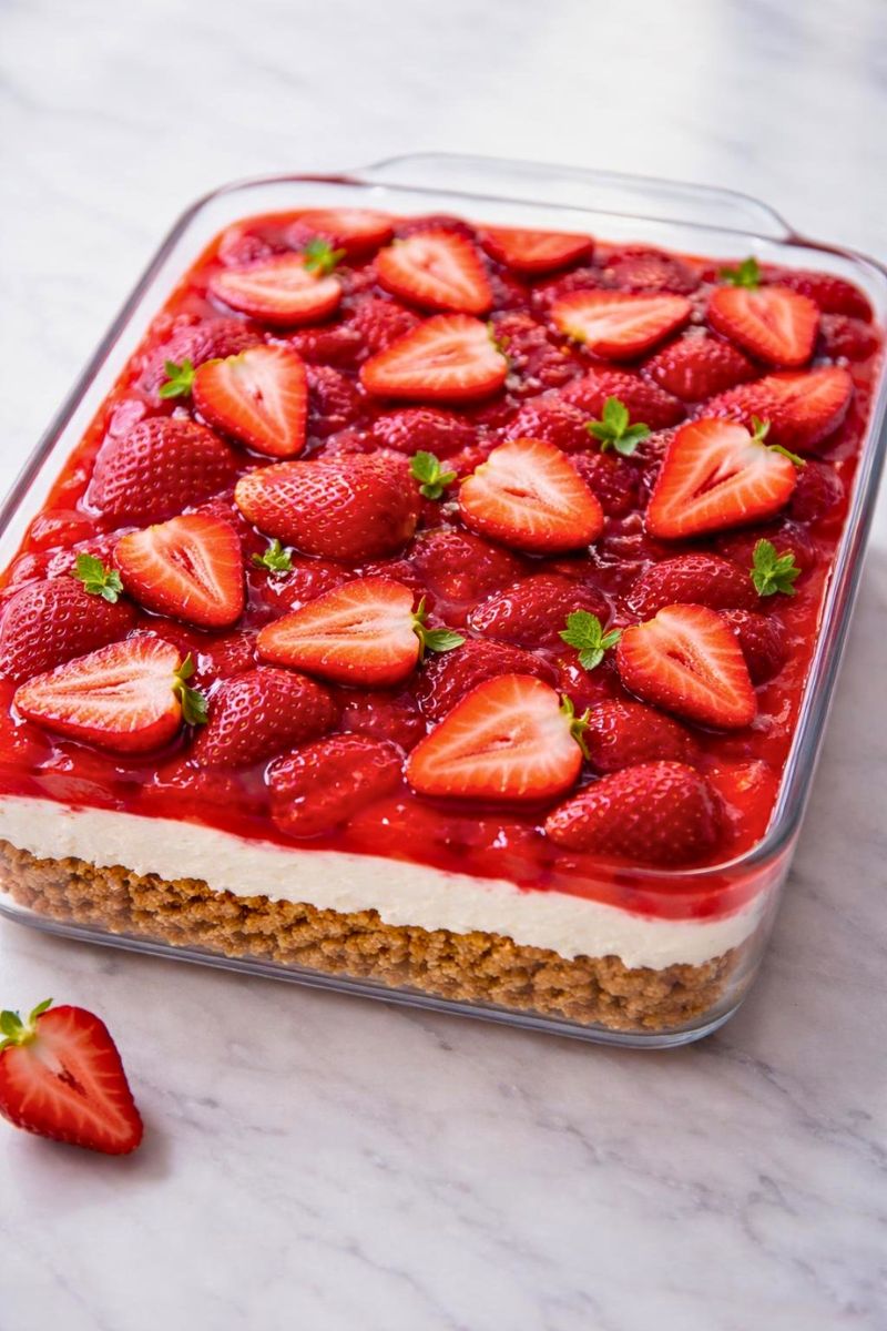 Pioneer Woman Strawberry Pretzel Salad Recipe