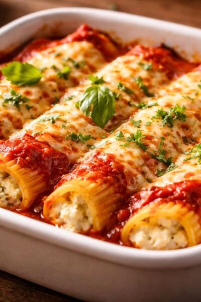Pioneer Woman Stuffed Manicotti Recipe