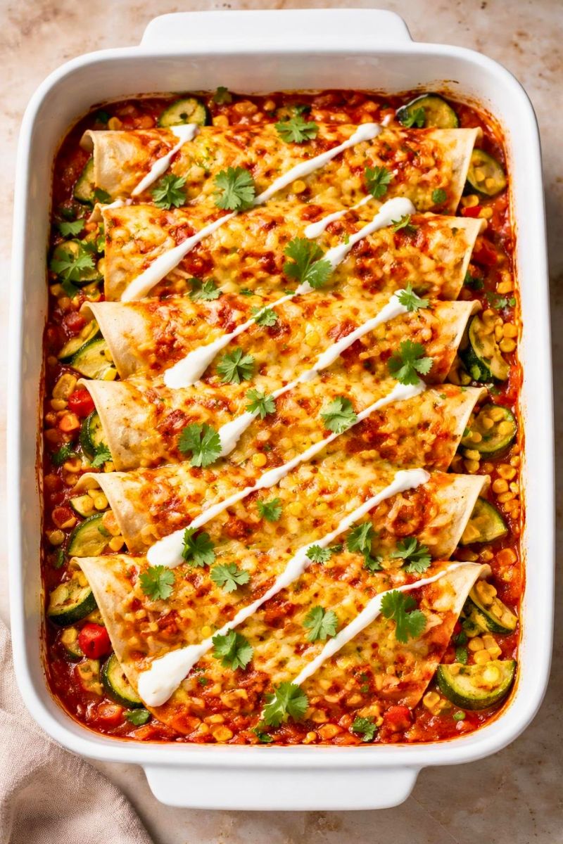 Pioneer Woman Summer Vegetable Enchiladas Recipe