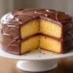 Pioneer Woman Yellow Cake with Chocolate Icing Recipe