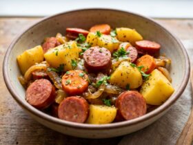 Slow Cooker Sausage and Potatoes Recipe