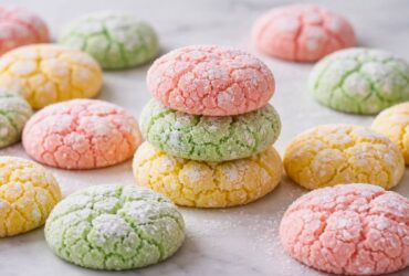 Springtime Crinkle Cookies Recipe