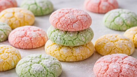 Springtime Crinkle Cookies Recipe