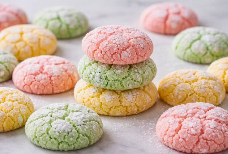 Springtime Crinkle Cookies Recipe
