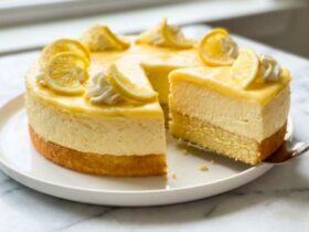 Tasty Lemon Cheesecake Cake Recipe