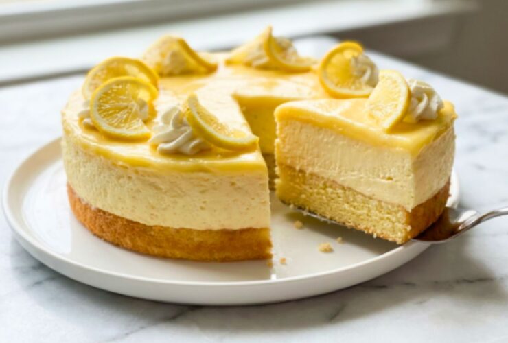 Tasty Lemon Cheesecake Cake Recipe