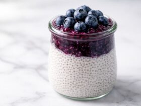 Vegan Blueberry Chia Pudding Recipe