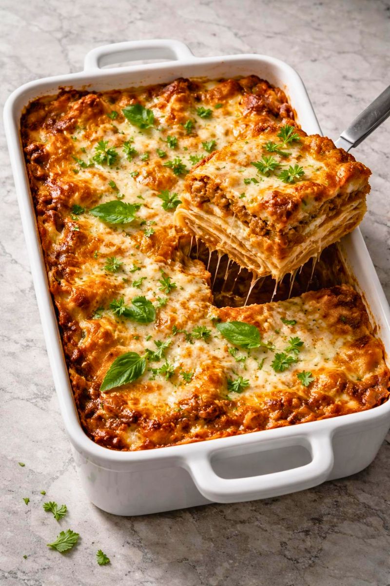 Easy Lasagna with Ricotta Cheese Recipe